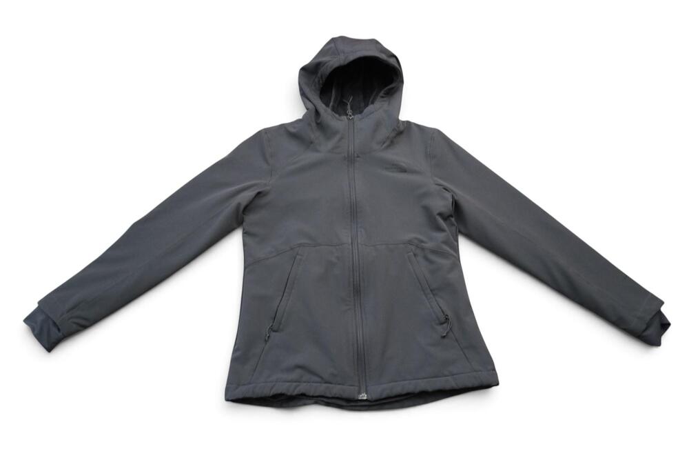 The North Face Jacket Womens Small Gray Snowwall Softshell Hooded Fleece Lined - Picture 7 of 16